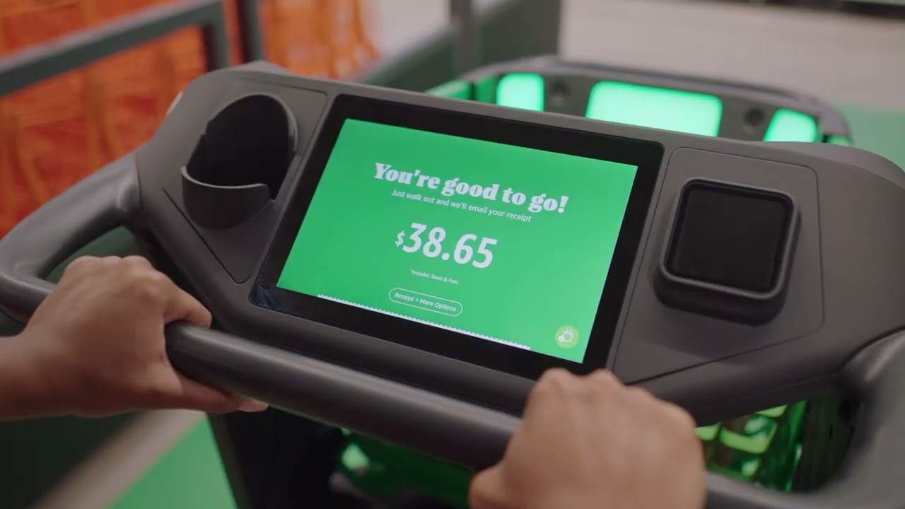 Amazon Dash Cart demonstration provided by Amazon (no audio)