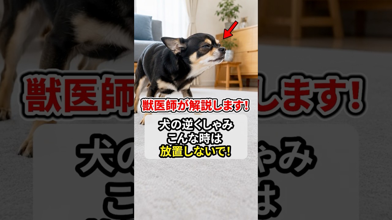 犬の逆くしゃみ、こんな時は放置しないで!