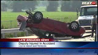 Officer Involved In Crash On I-64