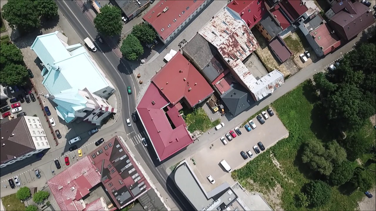 Oświęcim z lotu ptaka