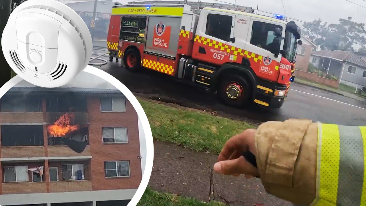 Firefighters rescue three people and a dog from e-bike blaze