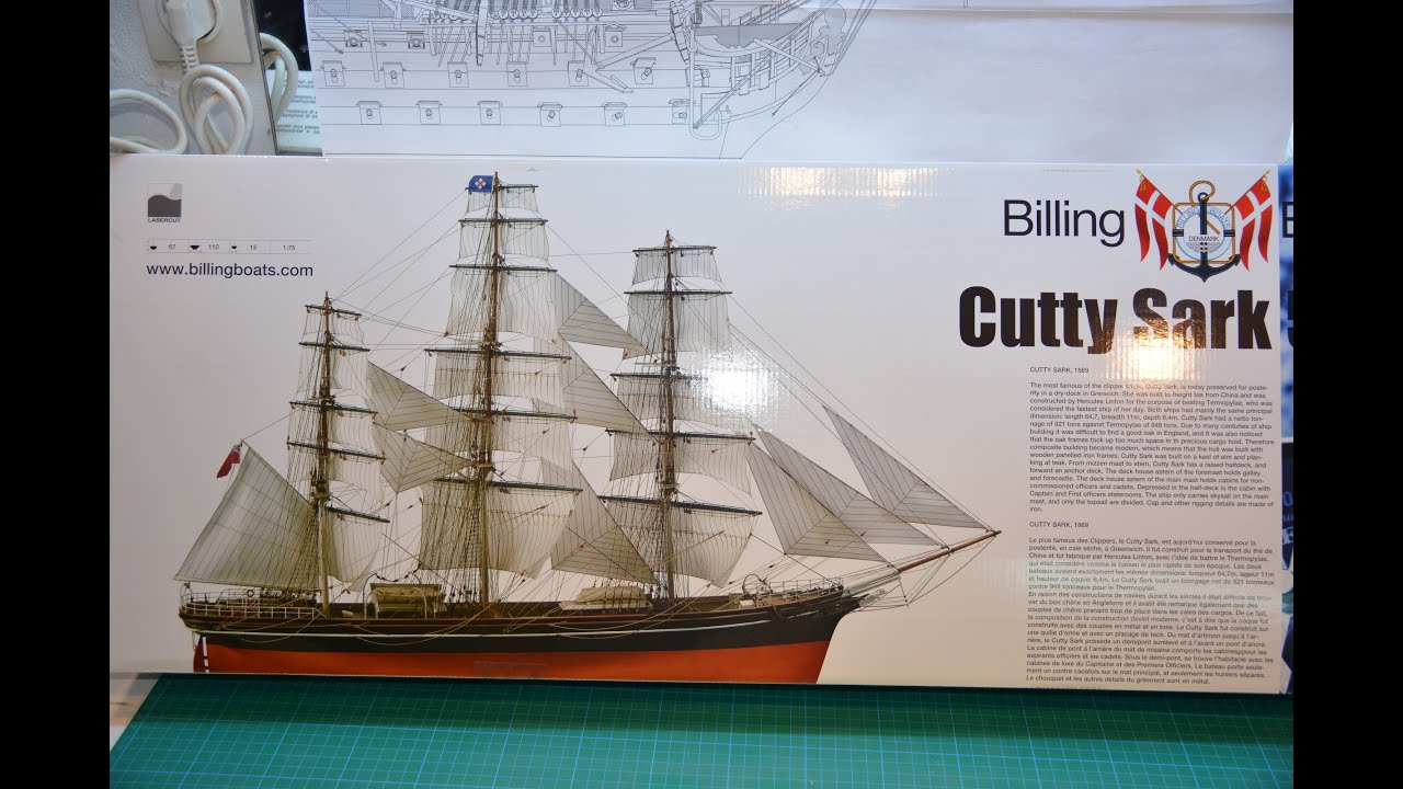 Cutty Sark Clipper Ship Model Kit