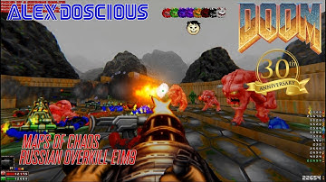 GZDoom Maps of Chaos *Russian Overkill E1M9 #doom #doom30years