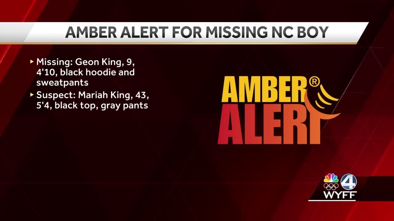 AMBER Alert issued for a North Carolina 'endangered' child - YouTube