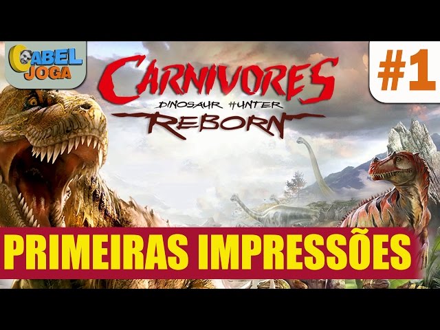 JOGOS COMO CARNíVOROS: DINOSAUR HUNTER REBORN FOR PS2 - JOGOS DE TIRO