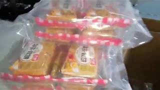 600W  Belgian waffles flow packing machine