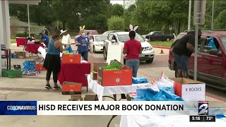 HISD receives major book donation