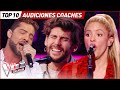 Shakira, Bisbal, Cami... Las mejores AUDICIONES de COACHES en La Voz