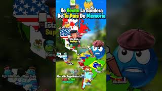 Dibuje la bandera de tu país de memoria 🖌️🖼️🎨#mapping #mapas #fyp #countryballs #mapart