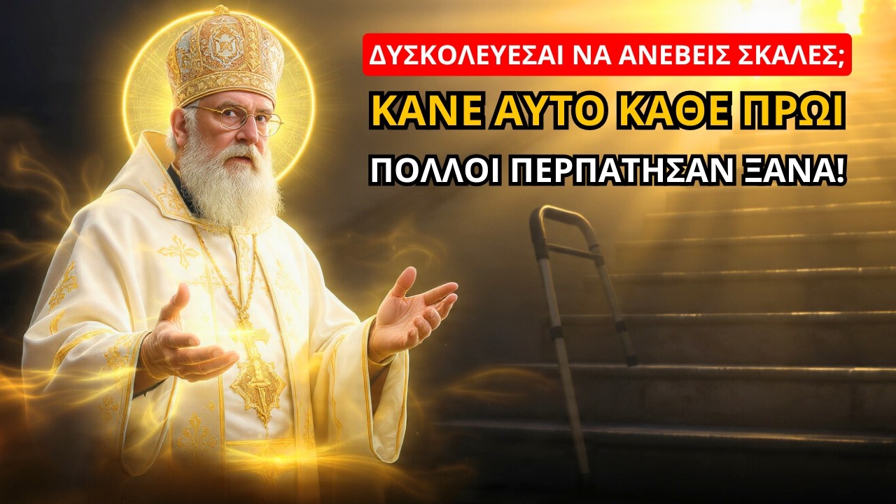 Άγιος Λουκάς: Αν δυσκολεύεσαι να ανέβεις σκάλες ή να περπατήσεις, κάνε ΑΥΤΟ κάθε πρωί!