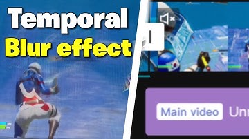 How to make the temporal blur effect on mobile (for free)