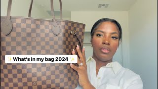New 2024 What’s in my bag! Louis Vuitton Neverfull MM #whatsinmybag #whatsinmybag2024 #louisvuitton