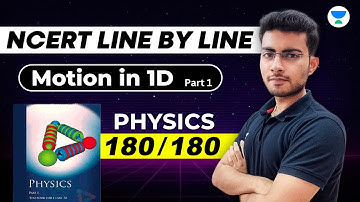 Motion in One Dimension | Part 1 | NEET Physics 2023 | Aayush Verma