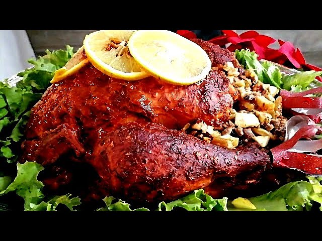 TRADICIONAL PAVO RELLENO AL HORNO SUPER JUGOSO (ADOBADO)PAVO AHUMADO AL  HORNO ENCHILADO|RECETA FÁCIL - YouTube