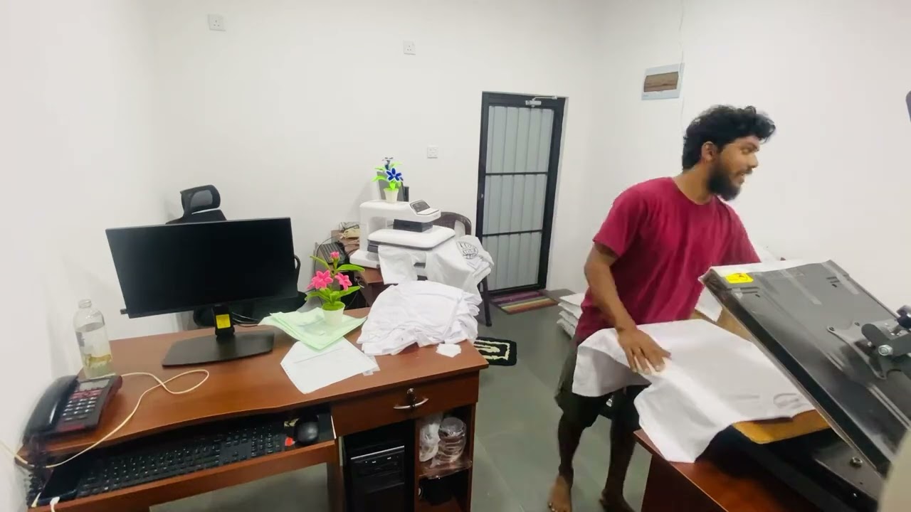 බිස්නස් එකට Orders නැතිනම් මේ විදිහට කරන්න  #onlinethogakade #tshirt #dtf #dtfprinting #heatpress