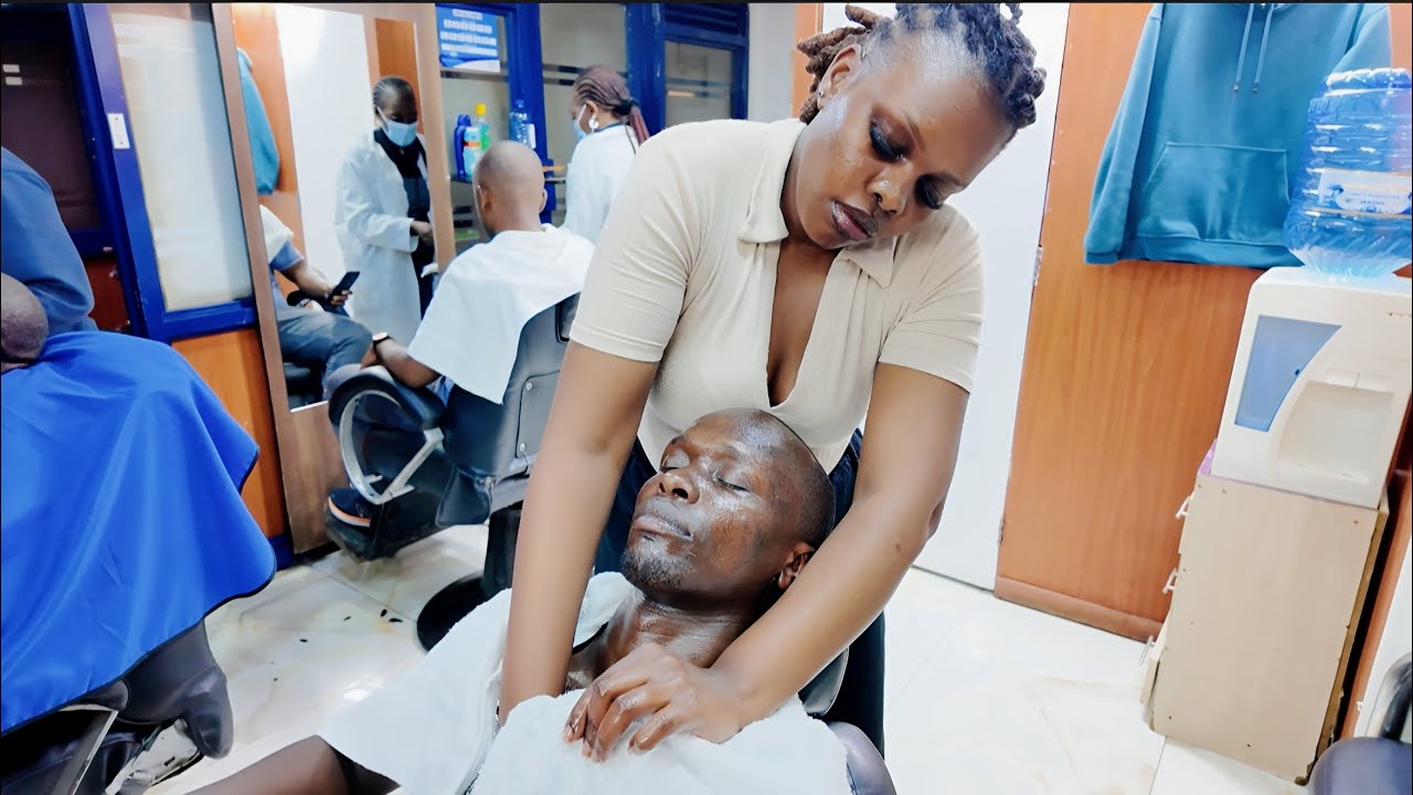 💈CHARMING FEMALE BARBER DID EVERYTHING TO MAKE ME SLEEP💤 | ASMR HEAD MASSAGE FOR INSTANT SLEEP!
