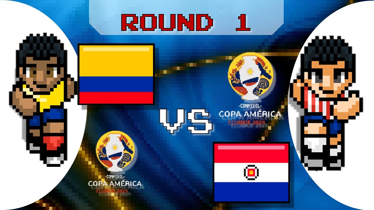GROUP D: COLOMBIA vs PARAGUAY| COPA AMERICA 2028 | PIXEL VERSION