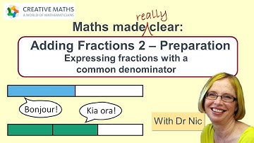 Adding Fractions 2 - Preparation. Expressing fractions with a common denominator