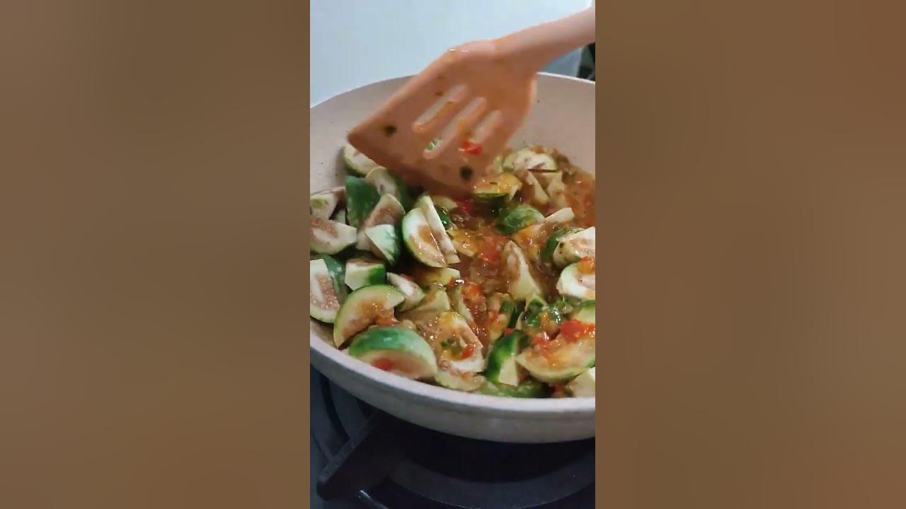Tumis Terong Bulat Ikan Asin