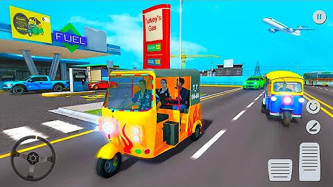 City Tuk-Tuk Driver Simulator - Offroad Auto Rickshaw Game - Android Gameplay