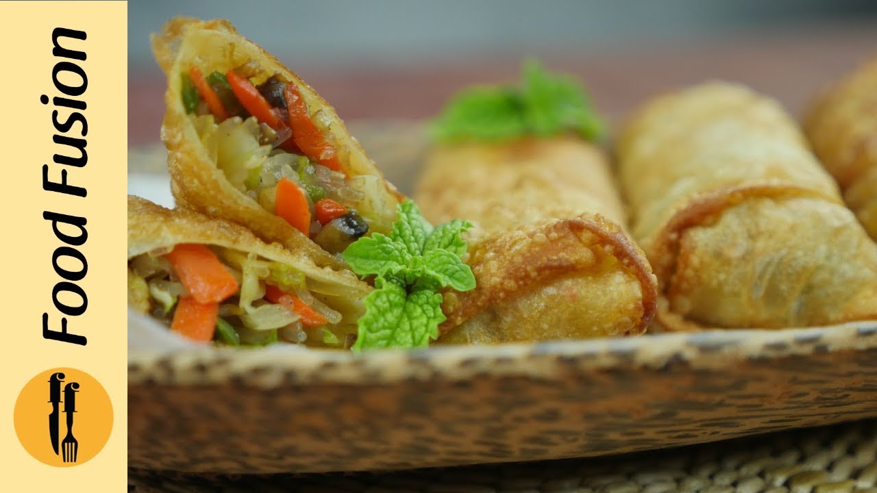 Very Easy Spring Rolls Recipe  - By Food Fusion
