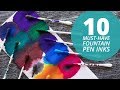 10 Must-Have Fountain Pen Inks