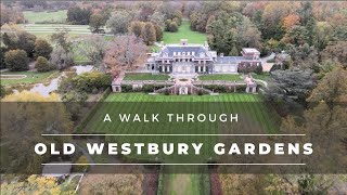 Old Westbury Gardens | Long Island | New York | Autumn season | Fall 2020 | Walking & Aerial tour