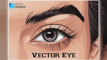 How To Draw Vector Eye Step By Step In Affinity Designer Tutorial