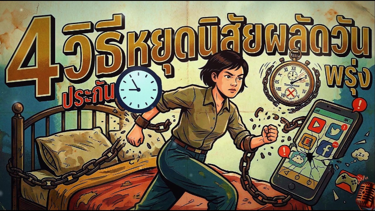 4 วิธีหยุดนิสัยผัดวันประกันพรุ่ง | กระชากวิญญาณคนขี้แพ้ให้กลับมาผงาด! 🔥