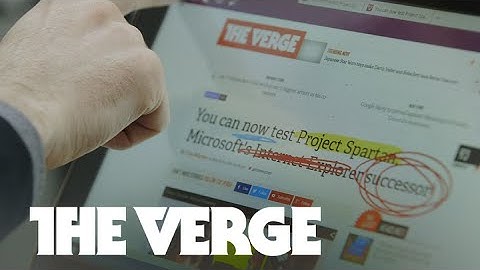 Up close with Project Spartan, the successor to Internet Explorer