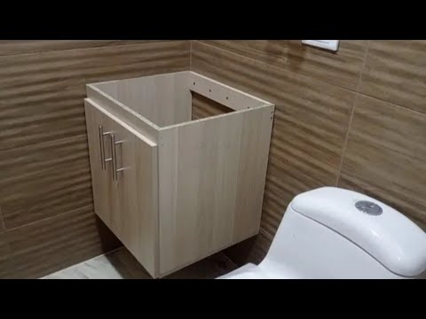 Como hacer un mueble para el baño · SOLO 2 HERAMIENTAS! 