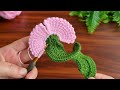 3D Super!. Crochet Flower 🌷 Very easy crochet clove flower making for beginners.You should do it now