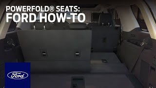 PowerFold® Seats | Ford How-To | Ford Powerfold Seats Ford How To Ford