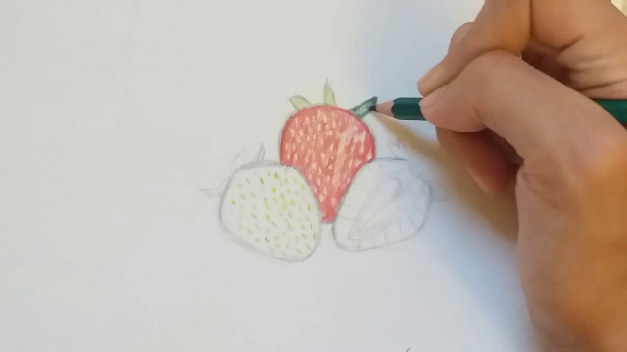 Comment Fair Des Fraise En Video Et En Coloriage