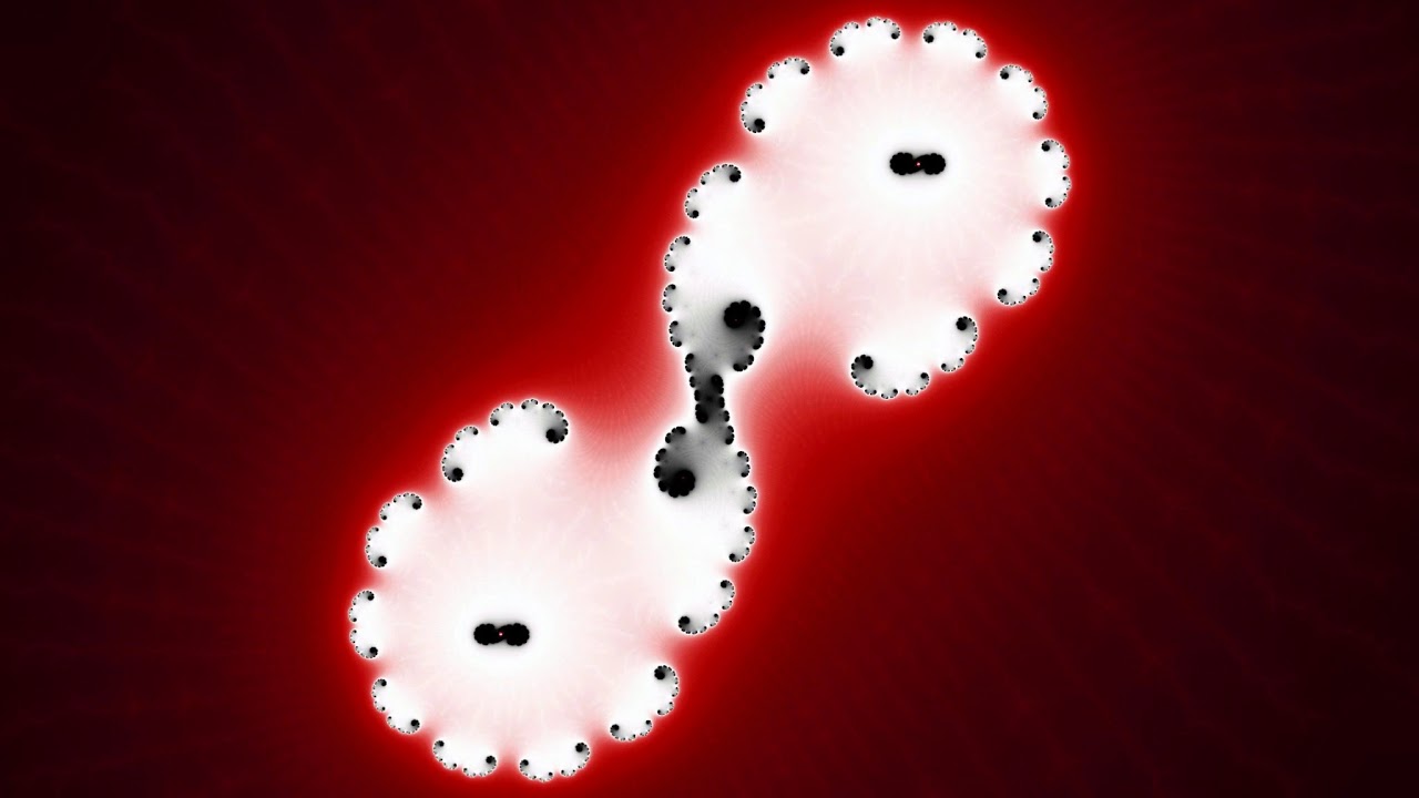 Mandelbrot set Zoom to E162 - 'Red' (Original Music & Video)