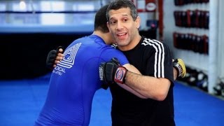 Cage Fighting Clinches Dirty Boxing Mma Fighting