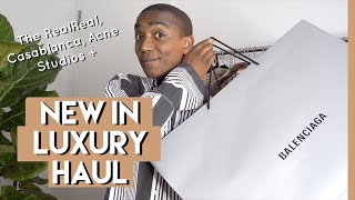 NEW IN LUXURY HAUL + SALE PICKUPS - Balenciaga, Casablanca, Acne Studios, Stone Island, Farfetch