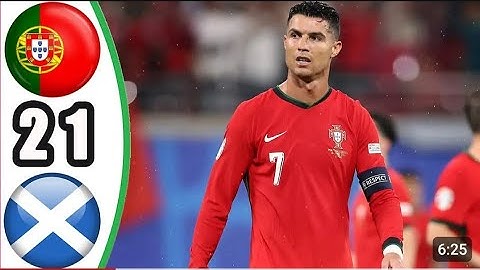 Portugal vs Scotland 2-1 Highlight & All Goals
