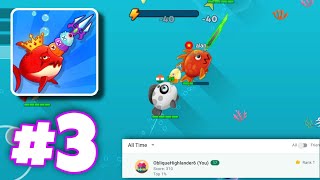 I Become NO 1 In This Game Shark Vs Fish .iO- Hungry World - Gameplay Part 3 screenshot 5