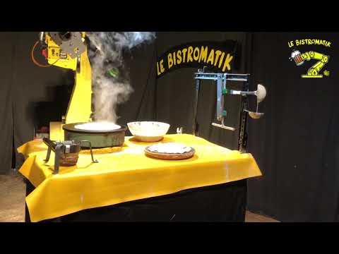 Le Galtomatik par Le Bistromatik - Un robot industriel recyclé en crêpier