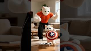 SUPER HERO CAT TOYS #shorts #cutecat