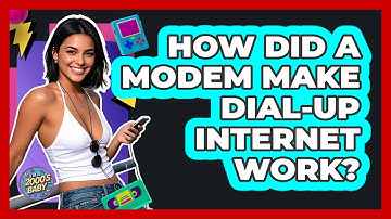How Did A Modem Make Dial-up Internet Work? - I