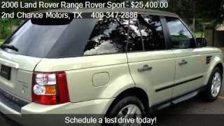 2006 Land Rover Range Rover Sport HSE - for sale in Beaumont