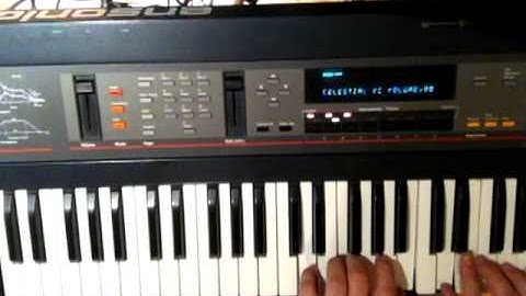 Ensoniq EPS demo Factory Disk 5 - Horns, Voices, Bass