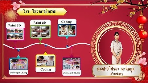 Unplugged Coding  ปฐมวัย  Ep. 4