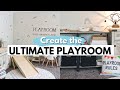 Creating the Ultimate Playroom! DIY EXTREME PLAYROOM MAKEOVER | Toy Storage, Decor, Playroom Design