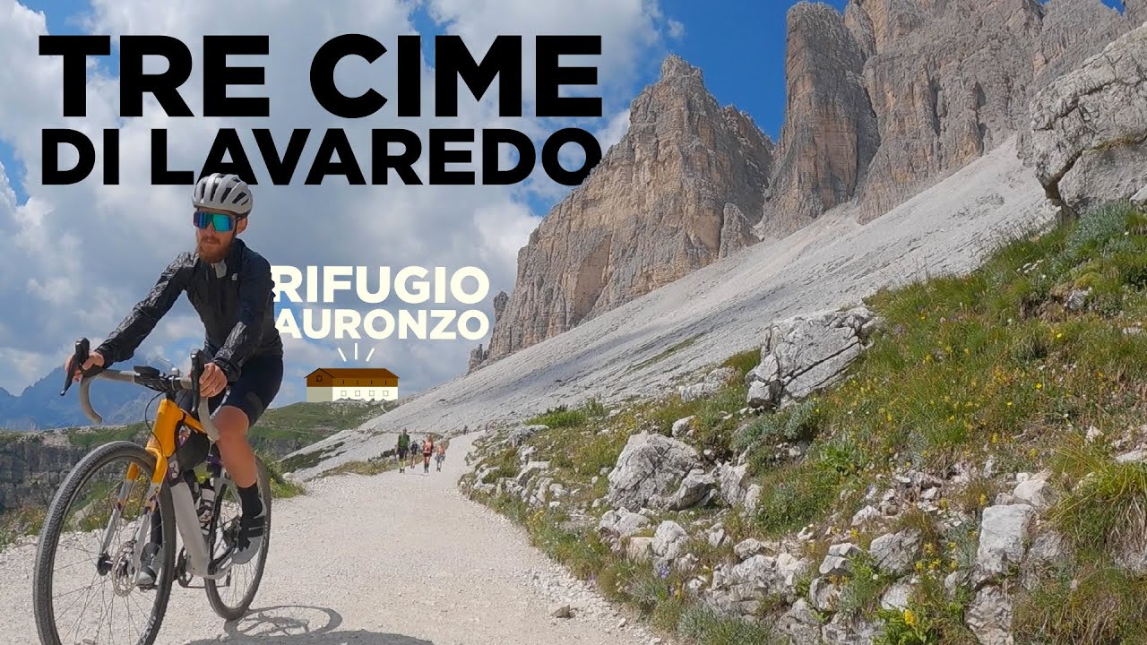 TRE CIME DI LAVAREDO: Rifugio Auronzo in bicicletta