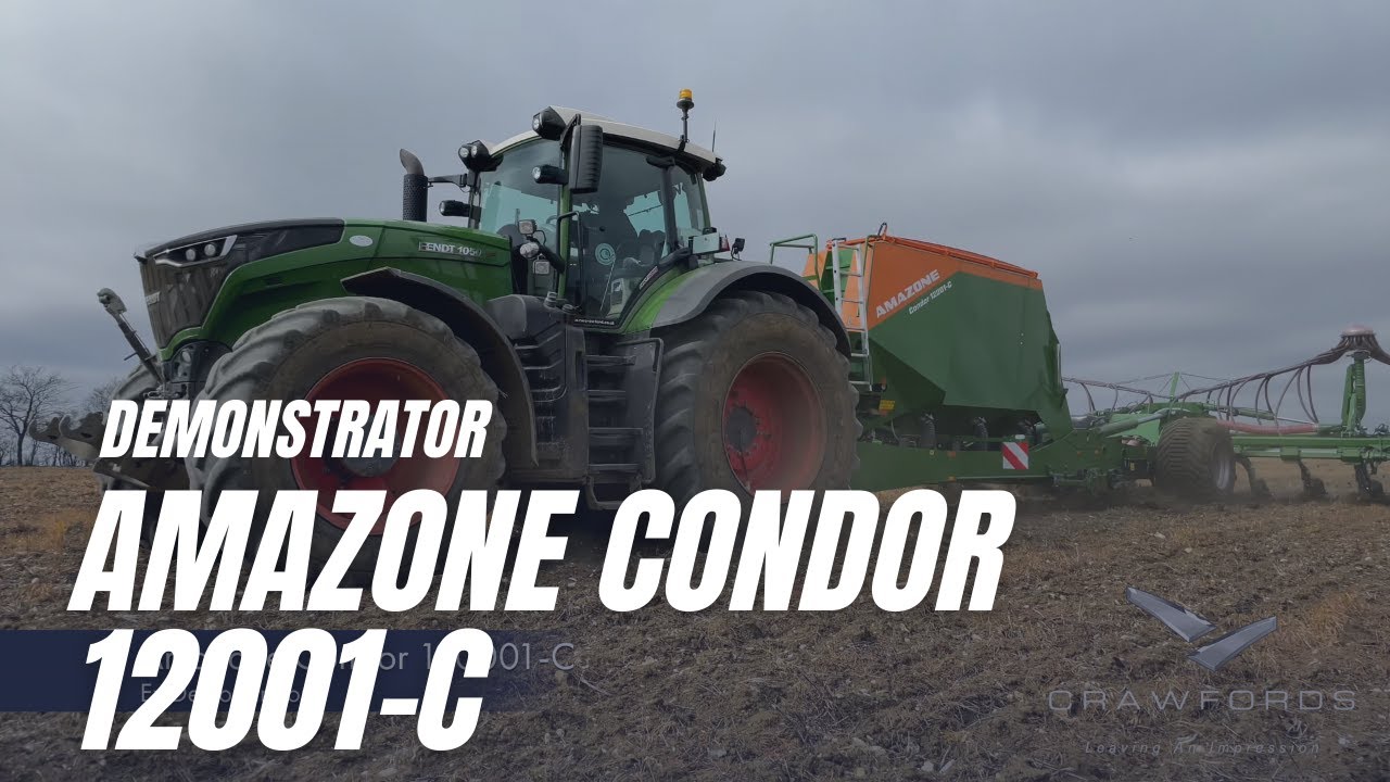 Amazone Condor 12001-C Drill & Fendt 1050 Profi Plus