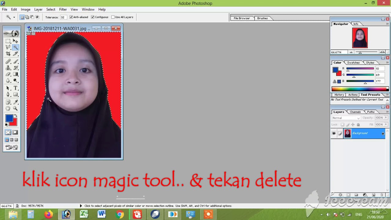 Cara Edit Foto Di Photoshop Ganti Background