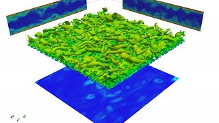 Transition to turbulence of a plane channel flow.